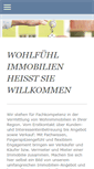 Mobile Screenshot of immo-wohlfuehl.de
